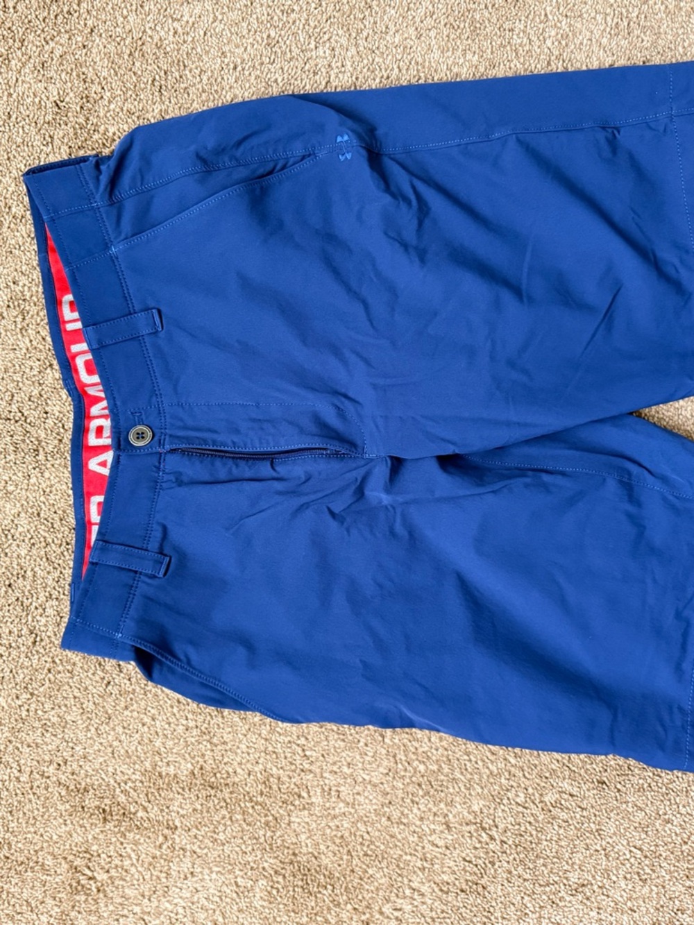 Under Armour Royal Blue Golf Shorts